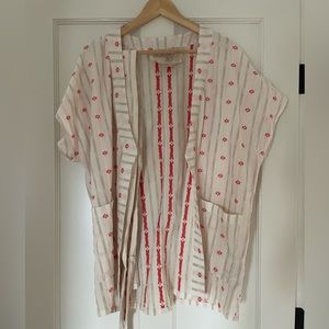 Ace&Jig Short Sleeve Cardigan in Tulip